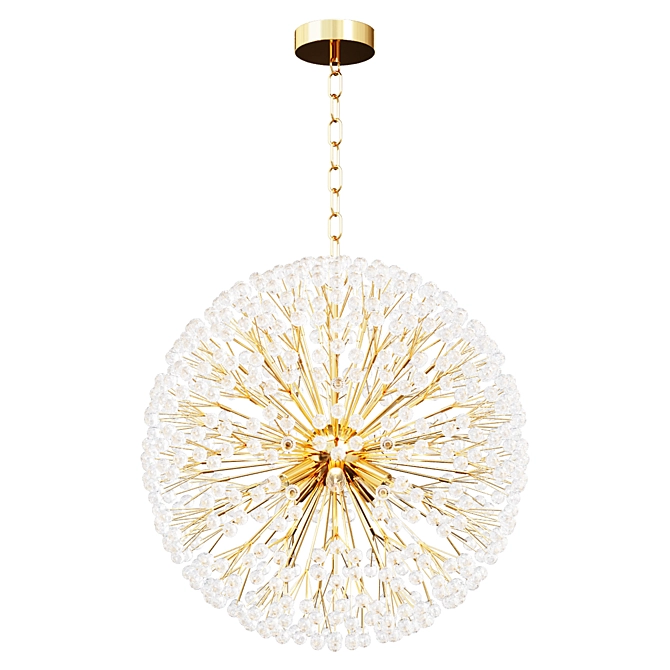 Crystal Dandelion Chandelier - Small 3D model image 1