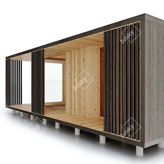 Container House 2: Modular Living 3D model image 3