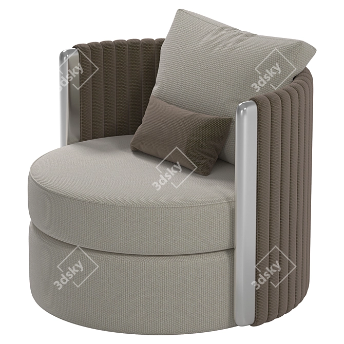 Talenti George Poltrona Chair 3D 3D model image 3