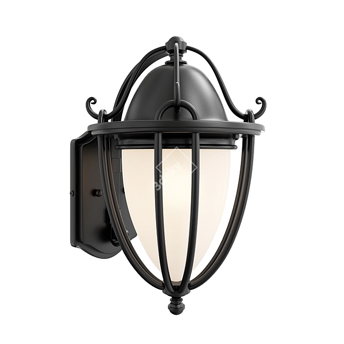 Bellevue Varese Outdoor Wall Sconce 3D model image 1