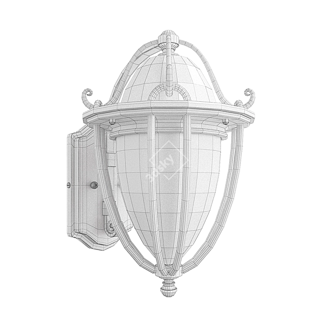 Bellevue Varese Outdoor Wall Sconce 3D model image 2