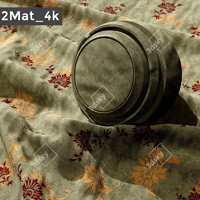 High-Quality Fabric PBR Material 3D model image 1