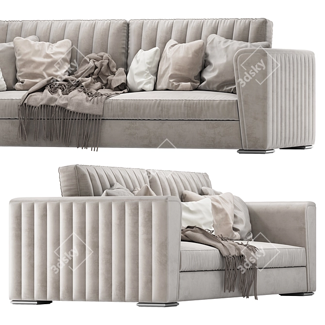 DV Home BEVERLY Low Divano Sofa 3D model image 4