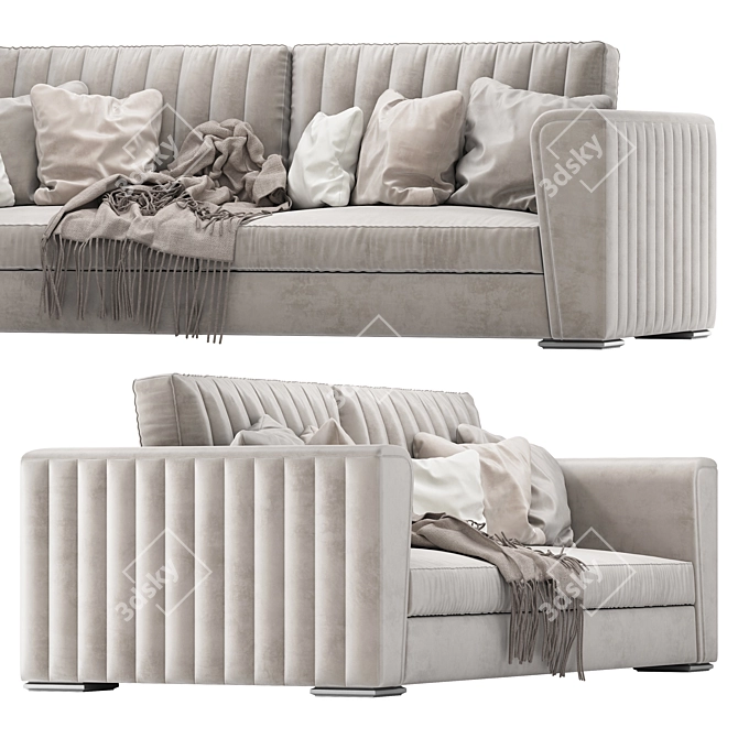 DV Home BEVERLY Low Divano Sofa 3D model image 11