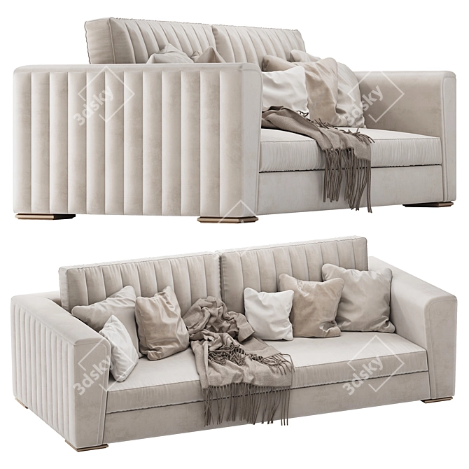 DV Home BEVERLY Low Divano Sofa 3D model image 13