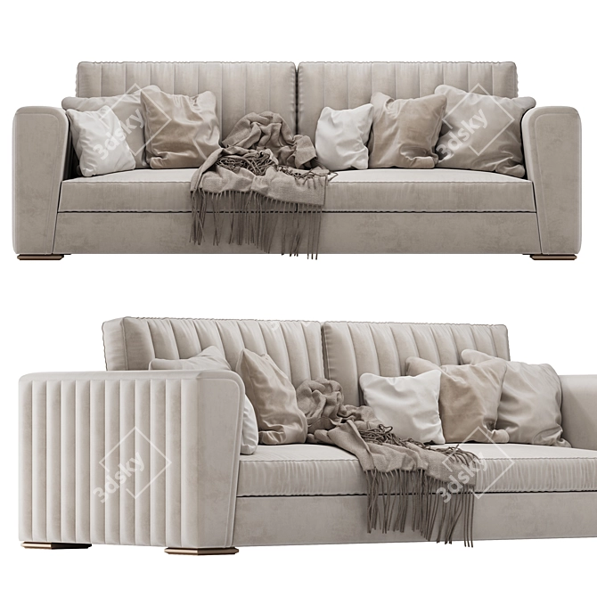 DV Home BEVERLY Low Divano Sofa 3D model image 20