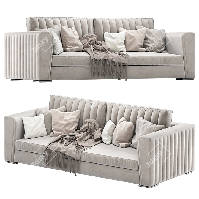 DV Home BEVERLY Low Divano Sofa 3D model image 24