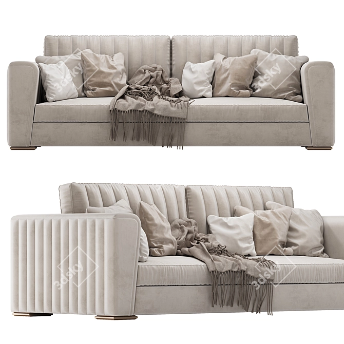 DV Home BEVERLY Low Divano Sofa 3D model image 27