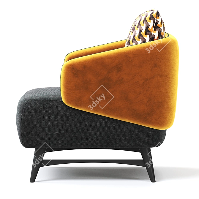 Modern V-Ray Armchair 2015 3D model image 4