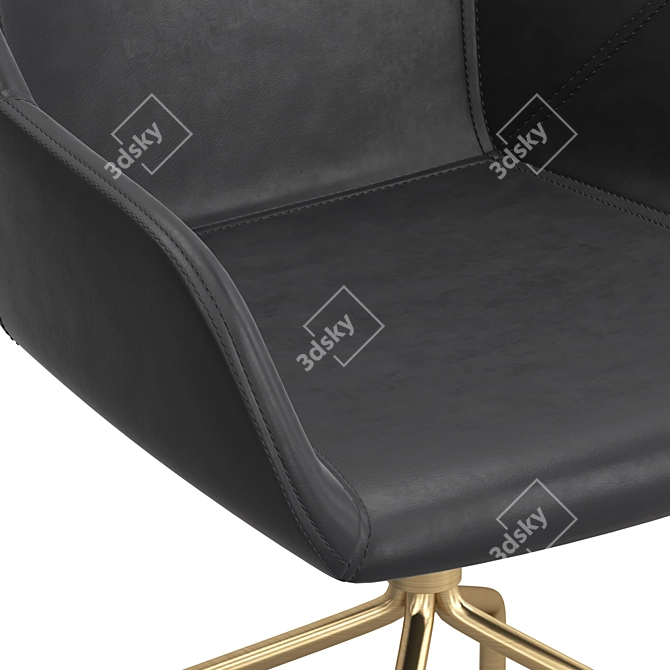 Modern Angelo Task Chair: Compact 3D model image 6