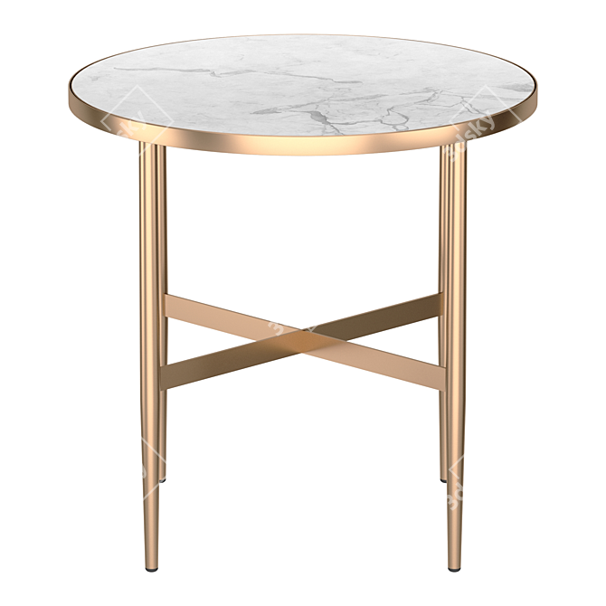 Elisenda Coffee Table | Modern Square Design 3D model image 2