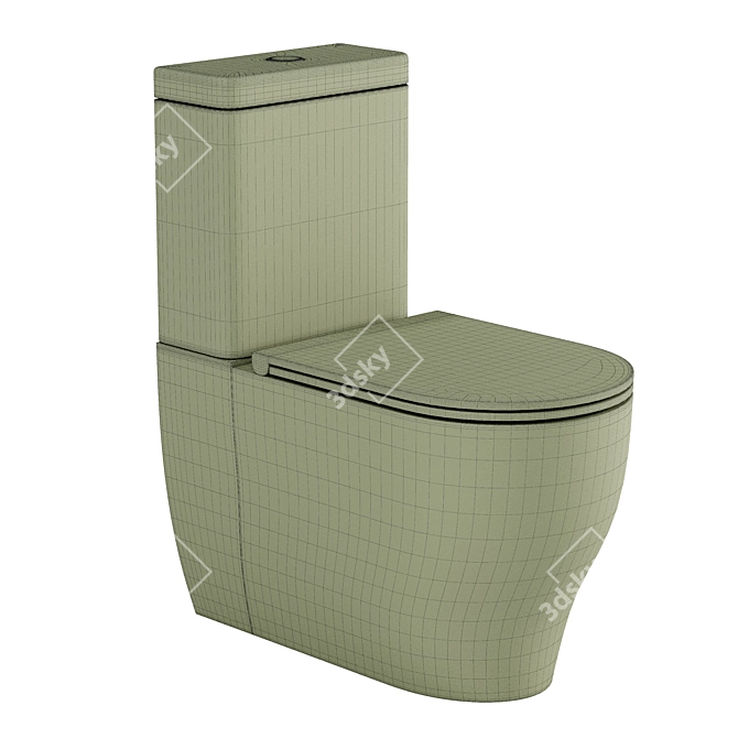 Compact Owl Toilet Tid Circular-G 3D model image 2