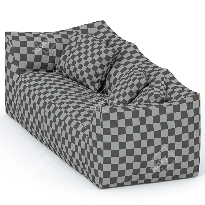 Stylish B&B Italia Sofa 3D model image 4