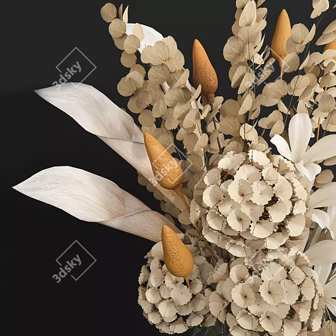 Luxury Indoor Bouquet Set 107 3D model image 2