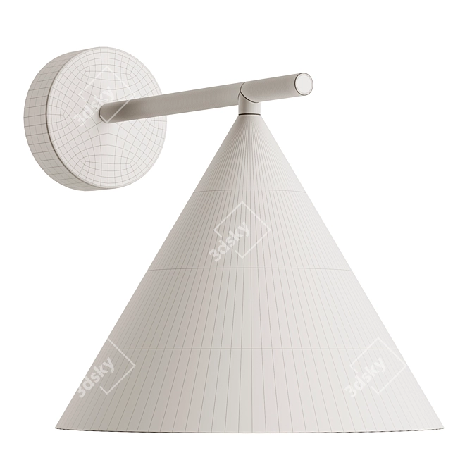 Rustic Wall Sconce | Cone 3D model image 2