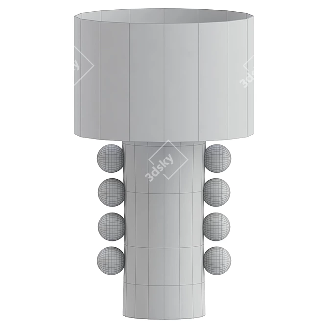 Sleek Tiglia 31" Table Lamp 3D model image 2