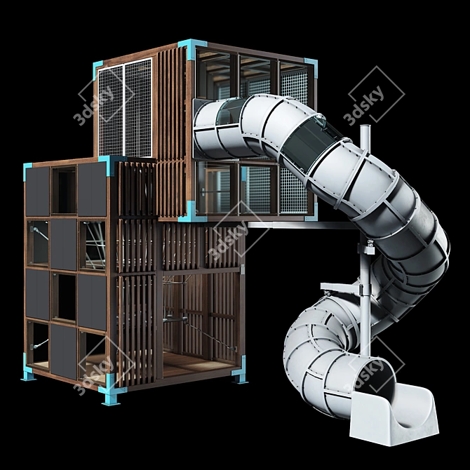 Lappset Halo Cubic Playset 3D model image 1