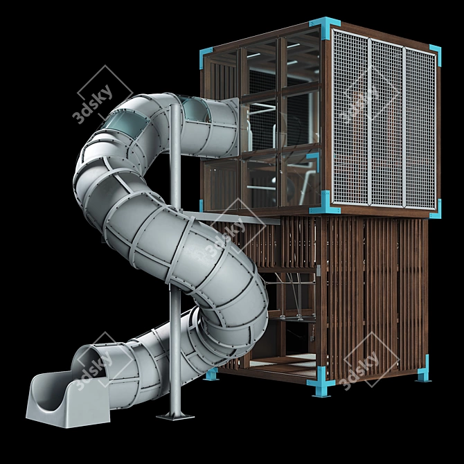 Lappset Halo Cubic Playset 3D model image 2