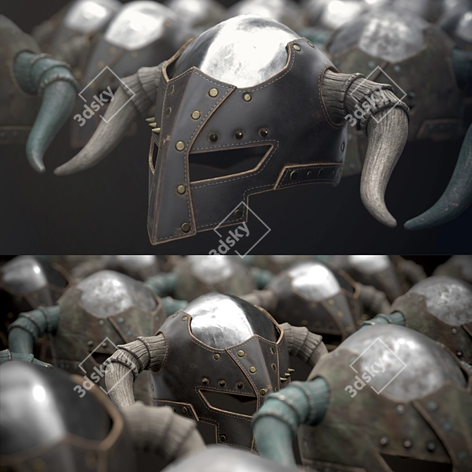 Shadow Lord's Helm 3D model image 2