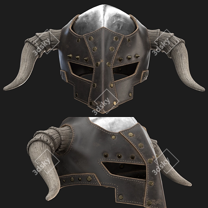 Shadow Lord's Helm 3D model image 4