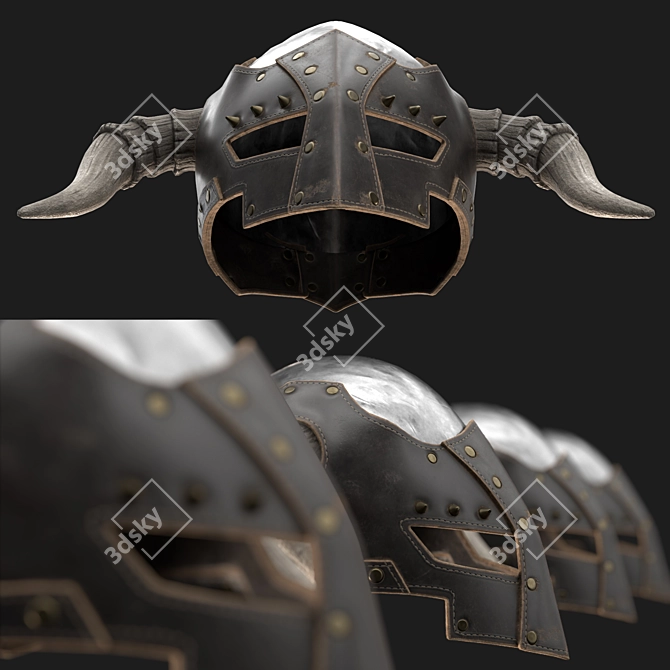 Shadow Lord's Helm 3D model image 5