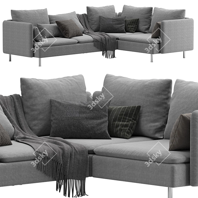 Modern 3D Sofa Model 2013 3D model image 3