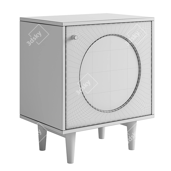 Westland Nightstand: Compact and stylish 3D model image 7