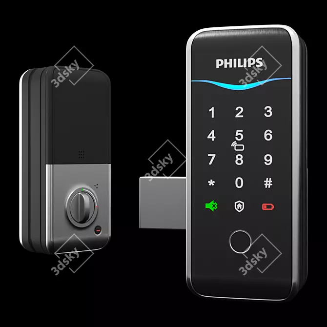 Keyless Entry Lock Philips 5100 3D model image 2