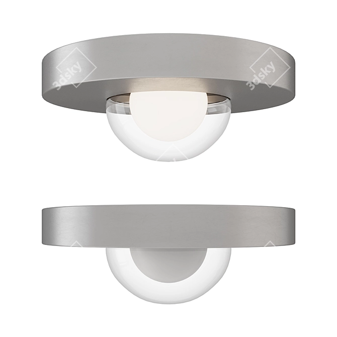 Kelly Wearstler Ebell Mini Flush Mount 3D model image 4