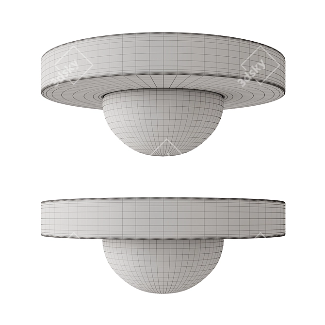 Kelly Wearstler Ebell Mini Flush Mount 3D model image 5