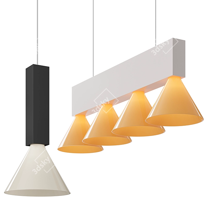 Modern Pendant Lighting Fixtures 3D model image 1