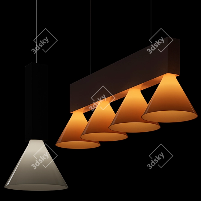 Modern Pendant Lighting Fixtures 3D model image 3