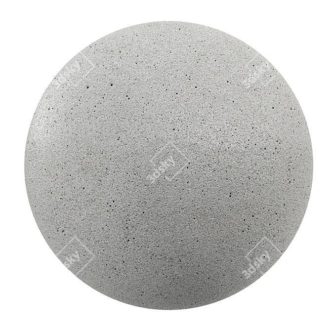 Seamless PBR Concrete Material Pack 3D model image 1