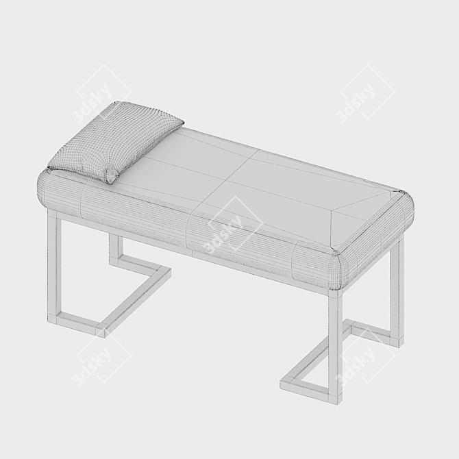 Richmond Upholstered Bench Cazarina 3D model image 3