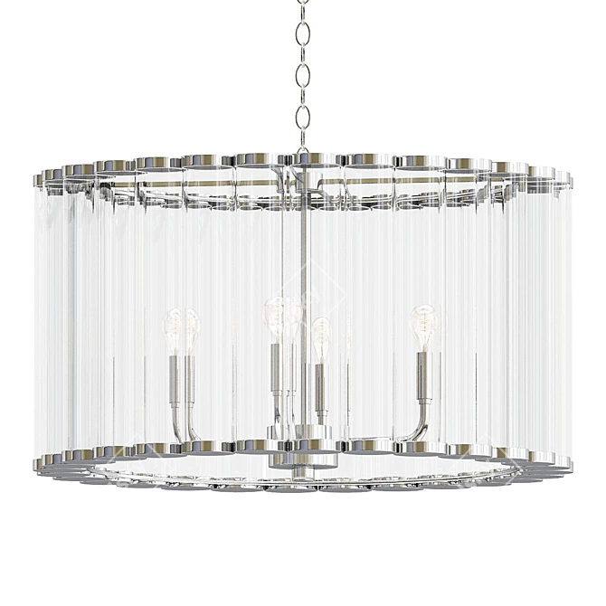 Elegant Libby Langdon Pendant Light 3D model image 1