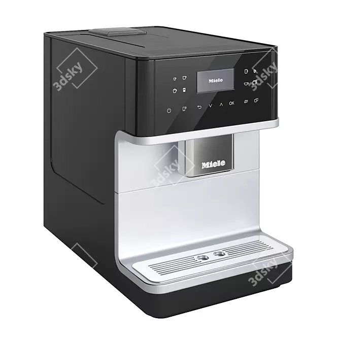 CM6160 Coffee Machine: Compact and Stylish 3D model image 3