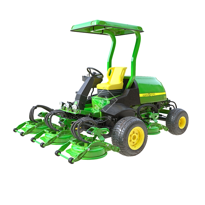 John Deere 8800A TerrainCut: Precision Mowing 3D model image 1