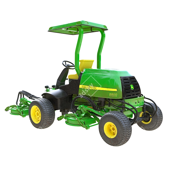 John Deere 8800A TerrainCut: Precision Mowing 3D model image 2