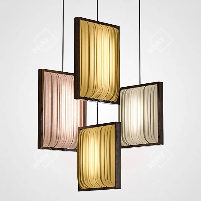 Aqua Creations Nordic Chandelier 3D model image 2