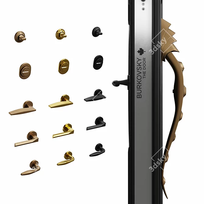 Versatile Argo Diablo Door Collection 3D model image 4