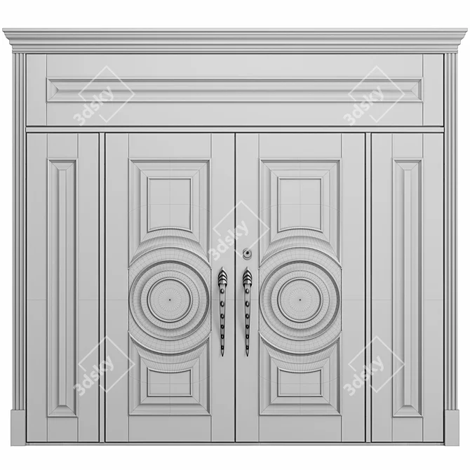 Versatile Argo Diablo Door Collection 3D model image 5