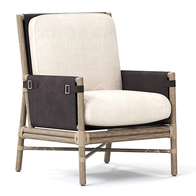 Elegant Bercut Lounge Chair in 2015 3D model image 1