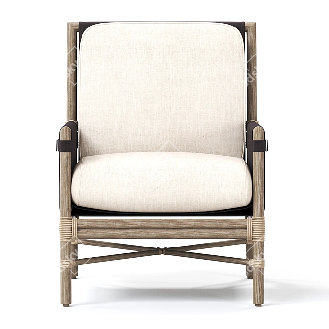 Elegant Bercut Lounge Chair in 2015 3D model image 2