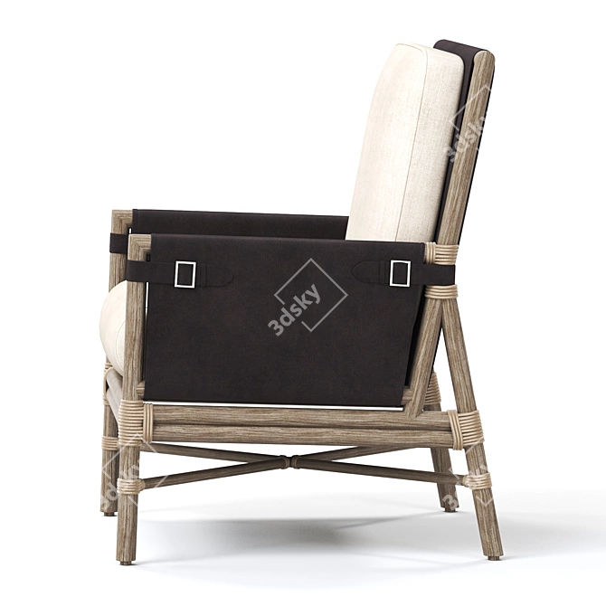 Elegant Bercut Lounge Chair in 2015 3D model image 4