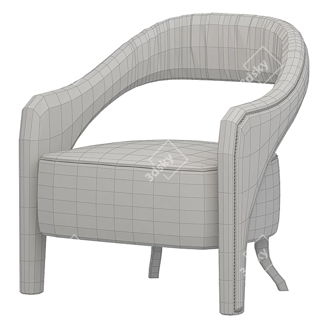 Luxury SICRA Curations Limited Chair 3D model image 2