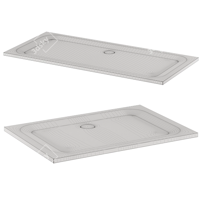 Bette BETTEULTRA Shower Tray 3D model image 3