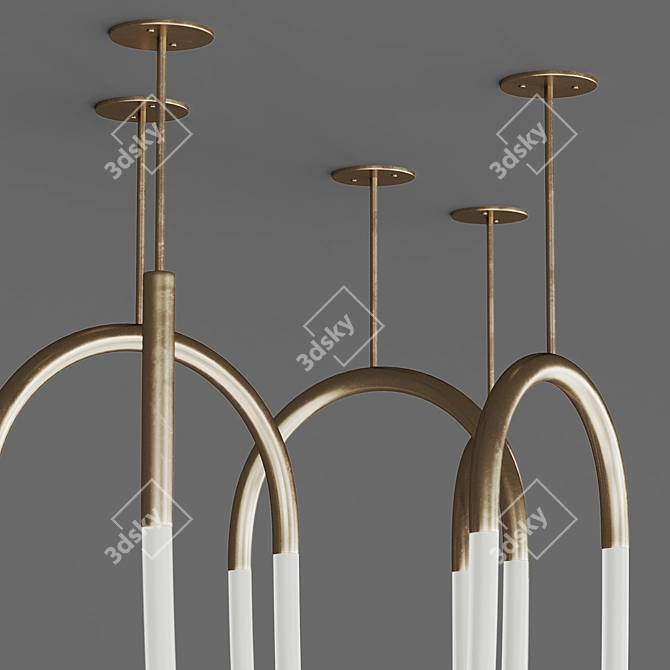 Flexible Neon Pendant Light TNK.01 3D model image 4