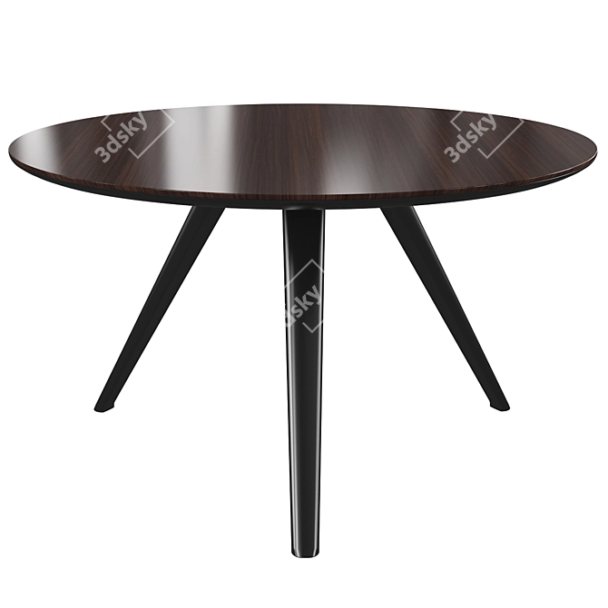 Sleek Evans Table Minotti - 125x74cm 3D model image 2