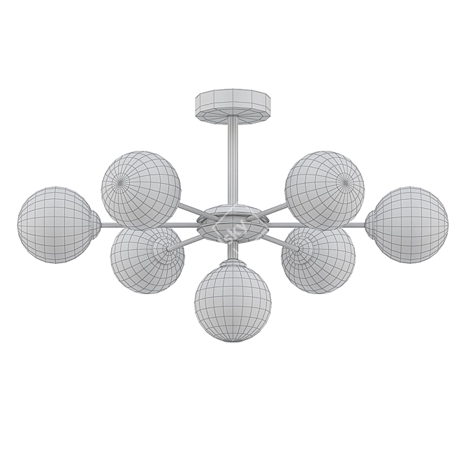 Elegant Dar Cohen 7 Light 3D model image 2