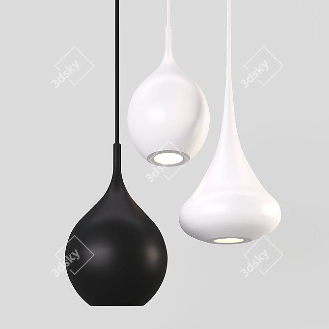 BIBA Pendant Light Wilsonic Design 3D model image 1